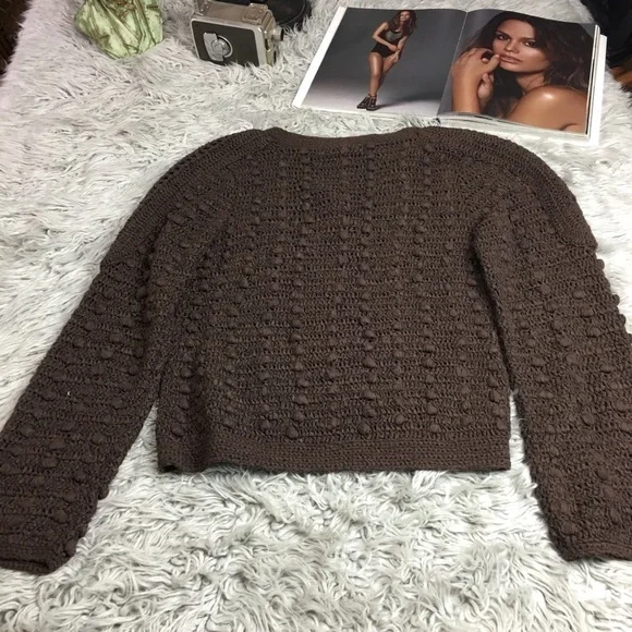 Vintage Lisa International button down Cardigan Sweater - Picture 8 of 9